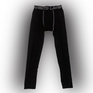 Men's Black Long Underwear